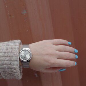 Women's Silver Plated Watch By Chatelaine